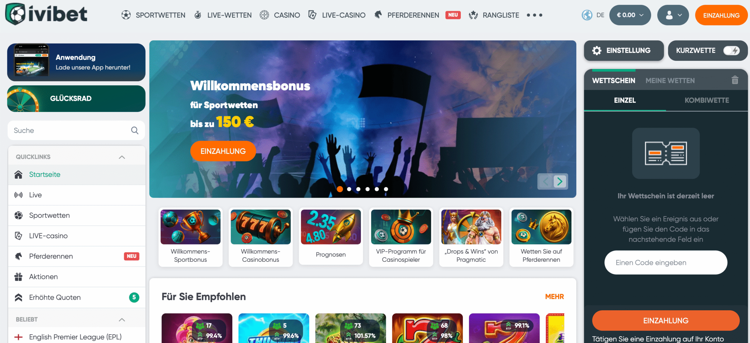 Ivibet Online Buchmacher