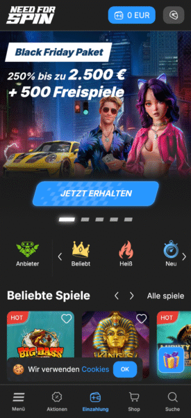 Need for Spin Casino Mobile