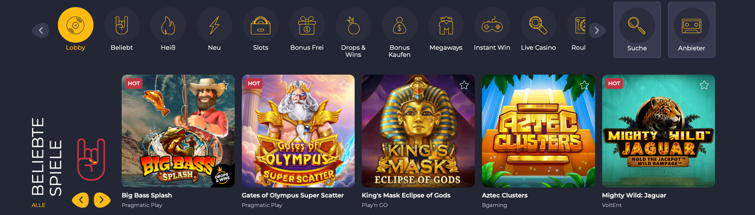 Rolling Slots Spiele