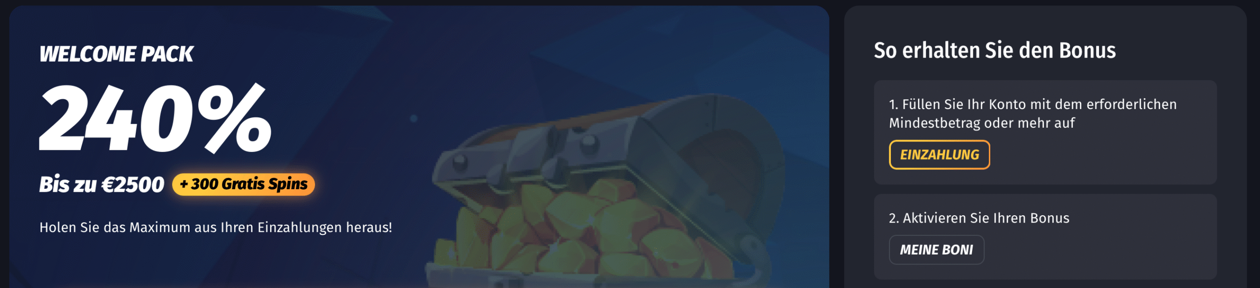 WinShark Casino Welcome Pack