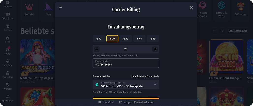 Limits der Handyrechnung