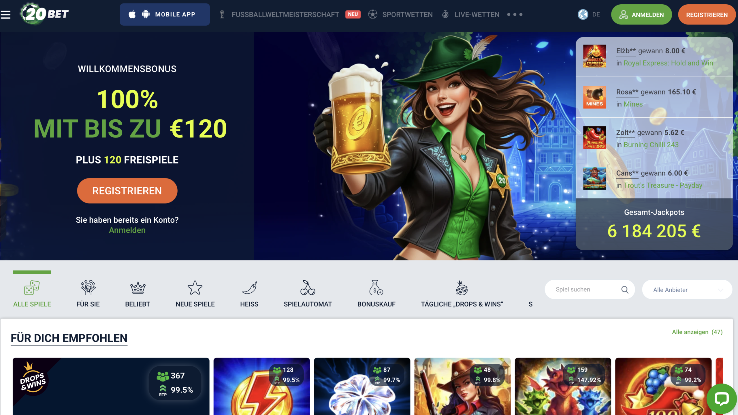 20Bet Online Casino